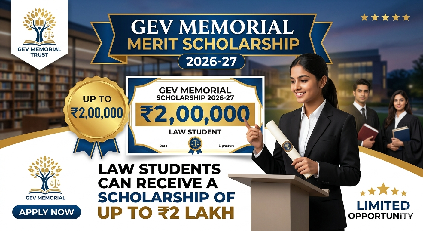 GEV Memorial Merit Scholarship 2026